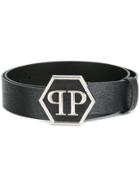 Philipp Plein Buckled Belt - Black