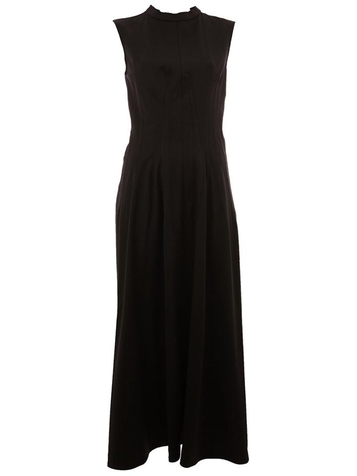 A.f.vandevorst Apron Mid-length Dress, Women's, Size: 40, Black, Lyocell/virgin Wool