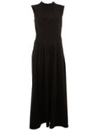 A.f.vandevorst Apron Mid-length Dress, Women's, Size: 40, Black, Lyocell/virgin Wool