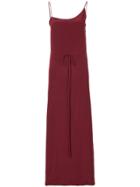 Kacey Devlin Asymmetric Wrap Dress - Red