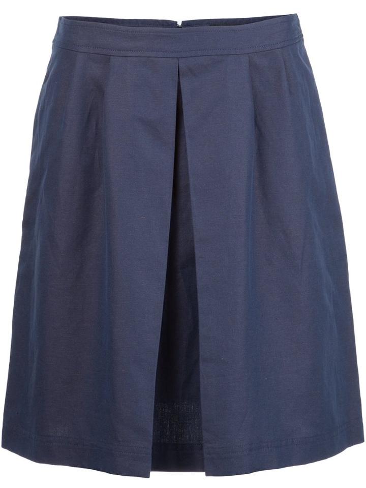 A.p.c. Frontal Drape A-line Skirt
