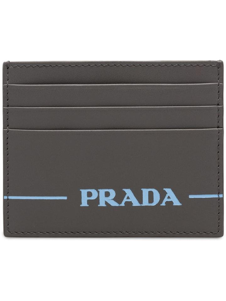 Prada Mirage Cardholder - Grey