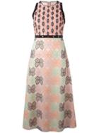 Giamba Multi-print Mid Dress, Women's, Size: 44, Polyester