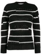 Iro Distressed Knit Jumper - Black