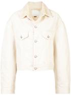 R13 Shearling Lined Jacket - White
