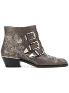 Chloé Susanna Ankle Boots - Grey