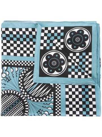 Holly Fulton Multi Print Scarf, Women's, Blue, Silk
