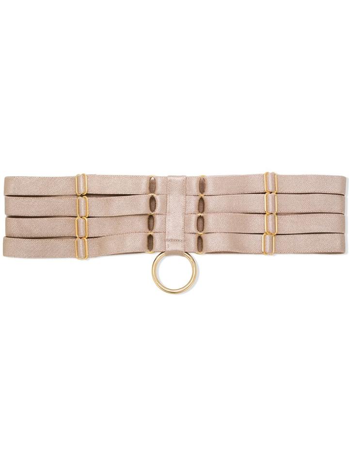 Bordelle Allegra Strap Garters - Neutrals