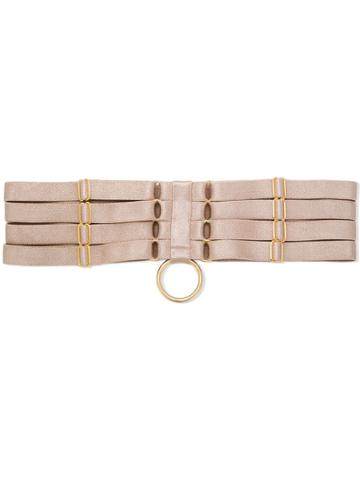 Bordelle Allegra Strap Garters - Neutrals