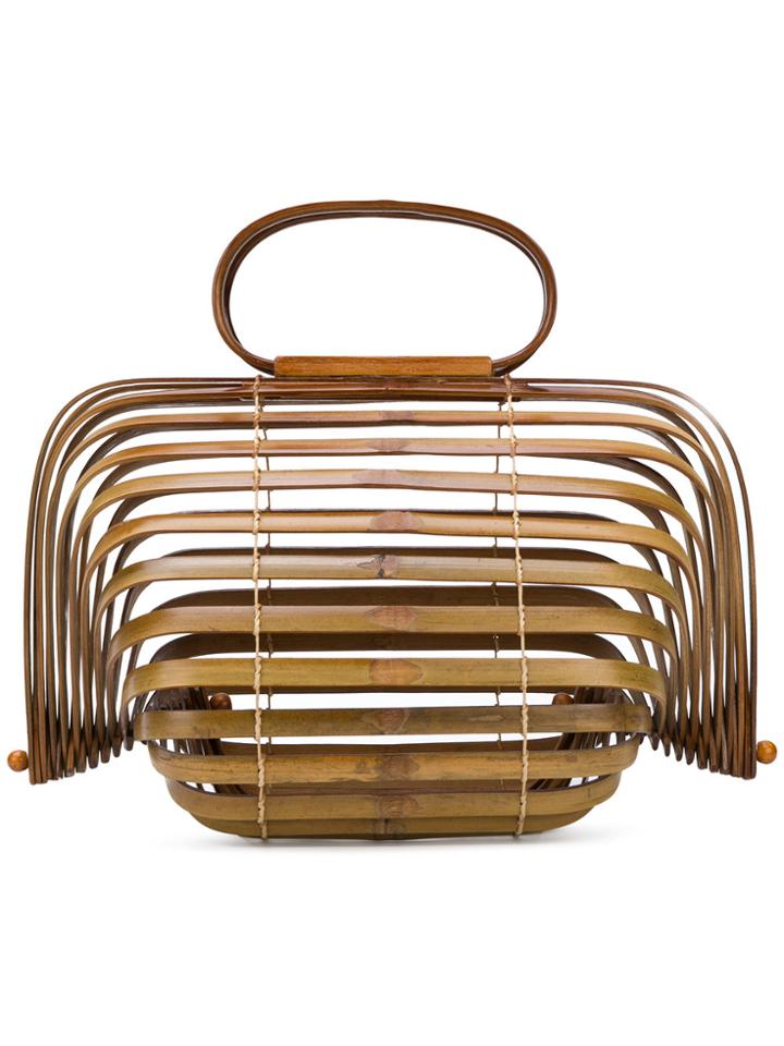 Cult Gaia Lilleth Foldable Handbag - Brown