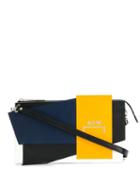A-cold-wall* Colour-blocked Shoulder Bag - White