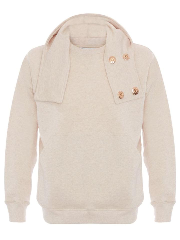 Jw Anderson Oversized Hooded Sweater - Yellow