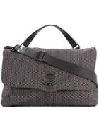 Zanellato - Foldover Large Zig-zag Tote - Men - Leather - One Size, Grey, Leather