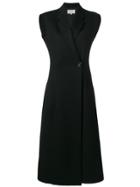 Maison Margiela Belted Tailored Midi Dress - Black