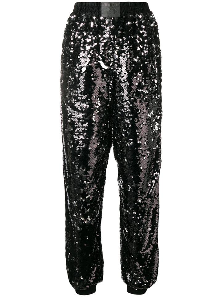 Fiorucci Sequin Trousers - Black