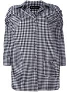 Rossella Jardini Checked Shirt - Black