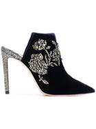 Jimmy Choo Caroline 100 Mules - Blue