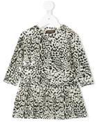 Roberto Cavalli Kids - Leopard Print Dress - Kids - Cotton/spandex/elastane/modal - 18 Mth, Black