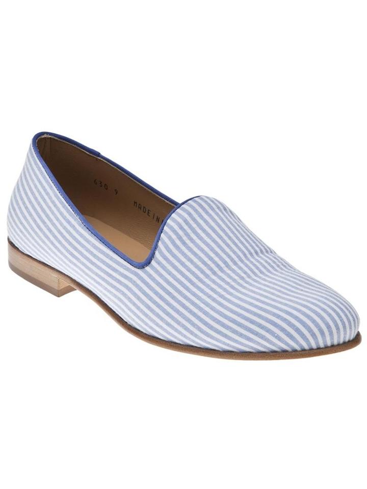 Del Toro Shoes Seersucker Loafer