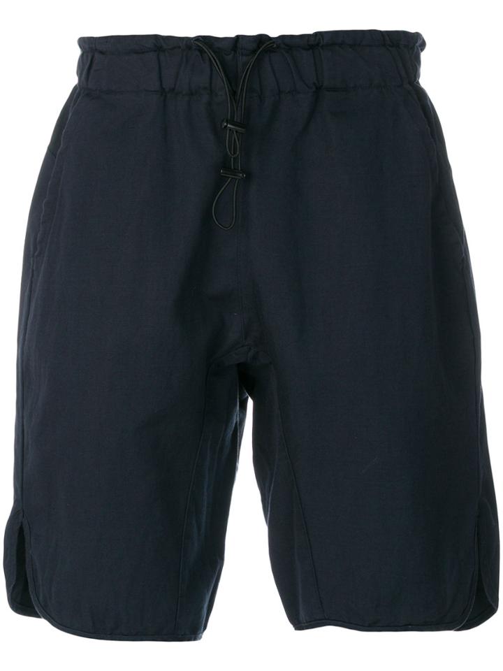Corelate Drawstring-waist Bermudas - Blue