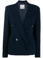 Moschino Pre-owned Double-breasted Blazer - Blue
