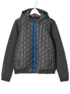 Hackett Kids Teen Hooded Padded Sweatshirt - Grey