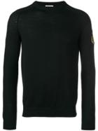 Saint Laurent Sl Patch Jumper - Black