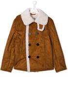 Dsquared2 Kids Teen Double Breasted Jacket - Brown