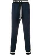 Dolce & Gabbana Dg Hashtags Panel Track Pants - Blue