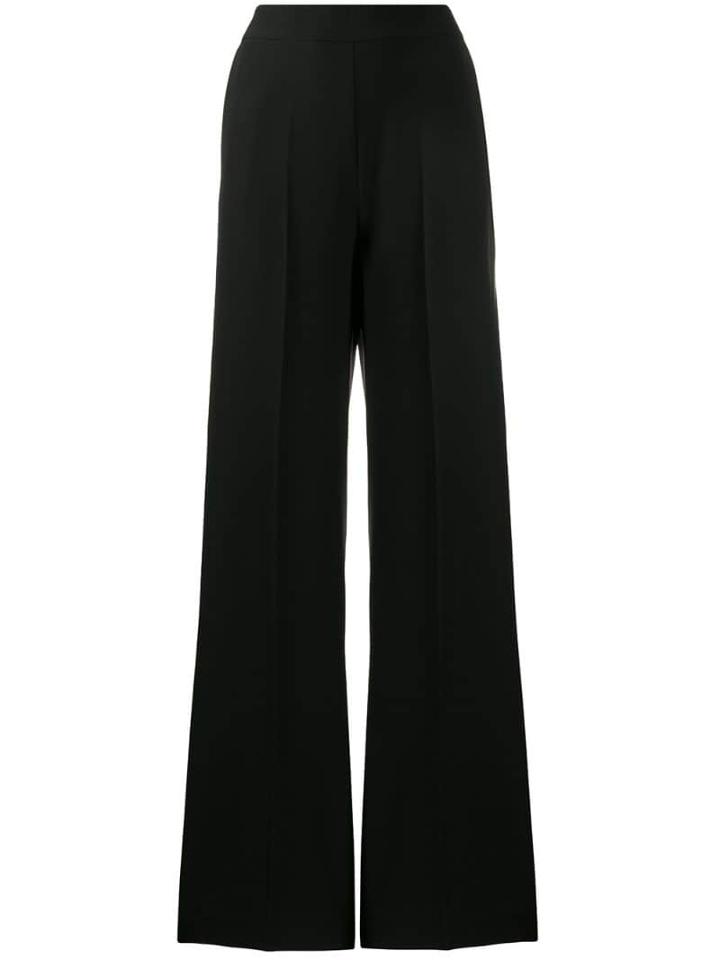 Blumarine High-waisted Tailored Trousers - Black