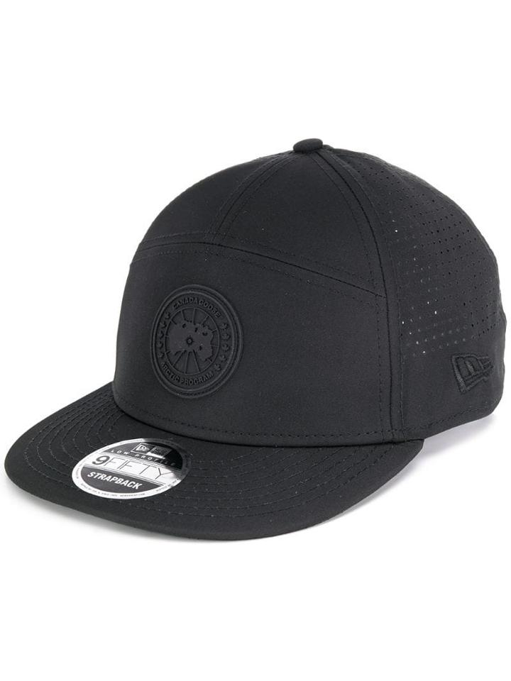 Canada Goose Logo Embroidered Cap - Black