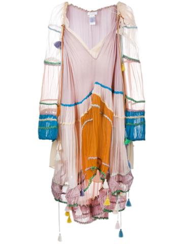 Chloé V-neck Peasant Dress