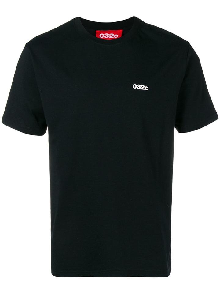 032c Paradise Back Print T-shirt - Black