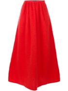 Giorgio Armani - Gonna Skirt - Women - Polyamide/mohair/wool - 40, Red, Polyamide/mohair/wool