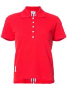 Thom Browne Cropped Polo Shirt - Red