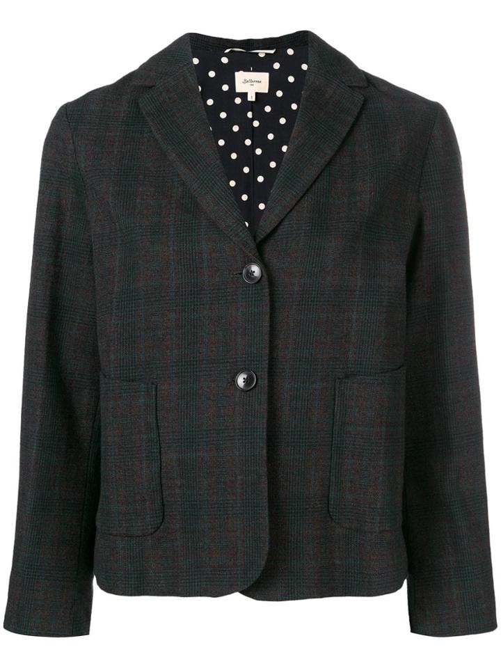 Bellerose Classic Checked Blazer - Grey