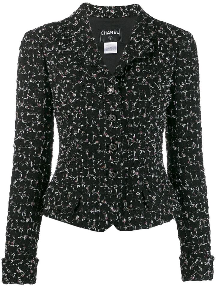 Chanel Pre-owned 2006's Buttoned Tweed Jacket - Black
