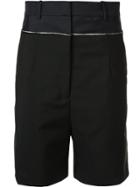 Jil Sander Contrast Trim Shorts - Black