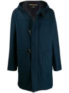 Ps Paul Smith Relaxed-fit Hooded Duffle Coat - Blue