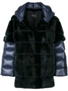 Cara Mila Arianna Detachable Fur Jacket - Black