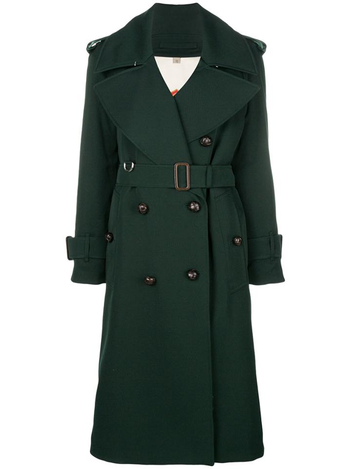 Burberry Regina Trench Coat - Green