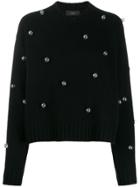 Alanui Below Zero Drops Studded Jumper - Black