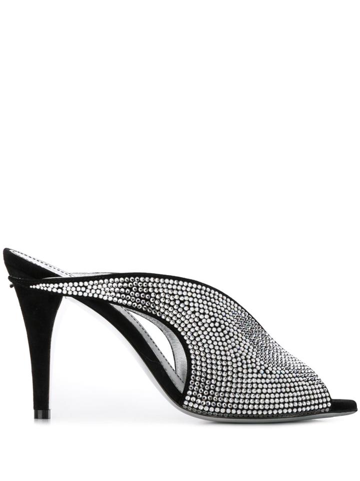 Givenchy Embellished High Heel Sandals - Black