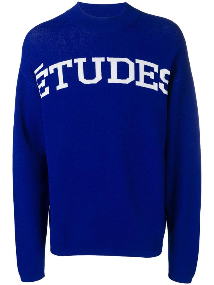 Études Neil Logo Sweater - Blue