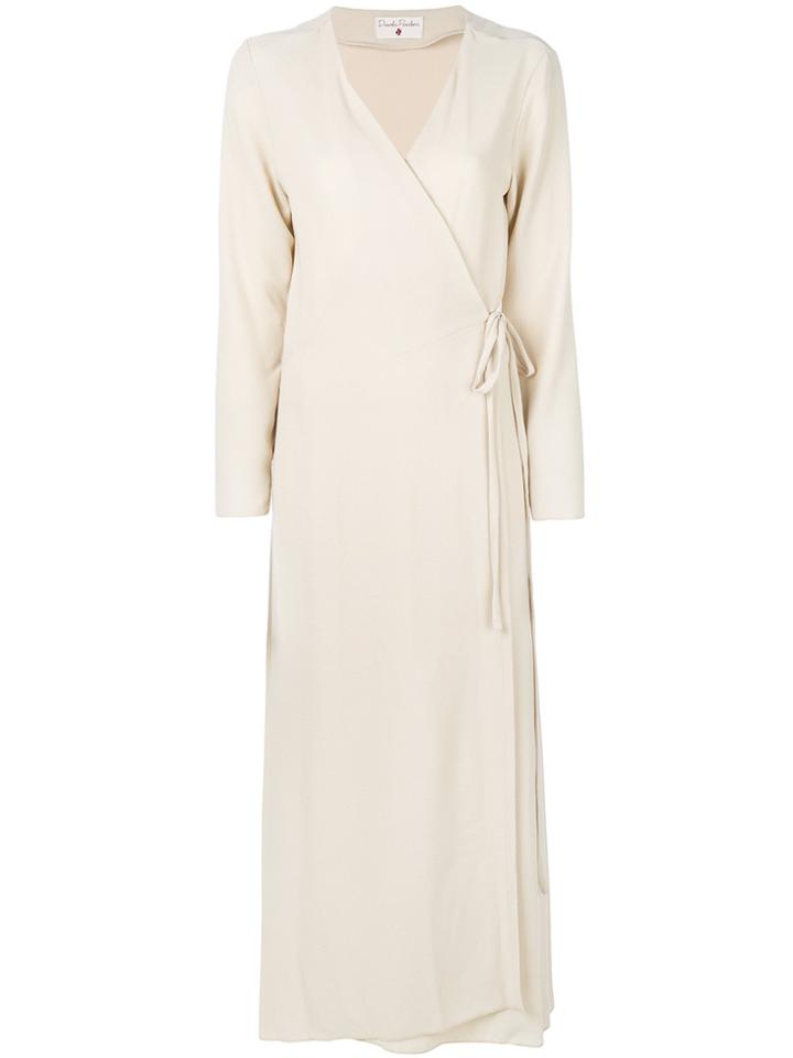 Daniela Pancheri Wrap Dress - Nude & Neutrals