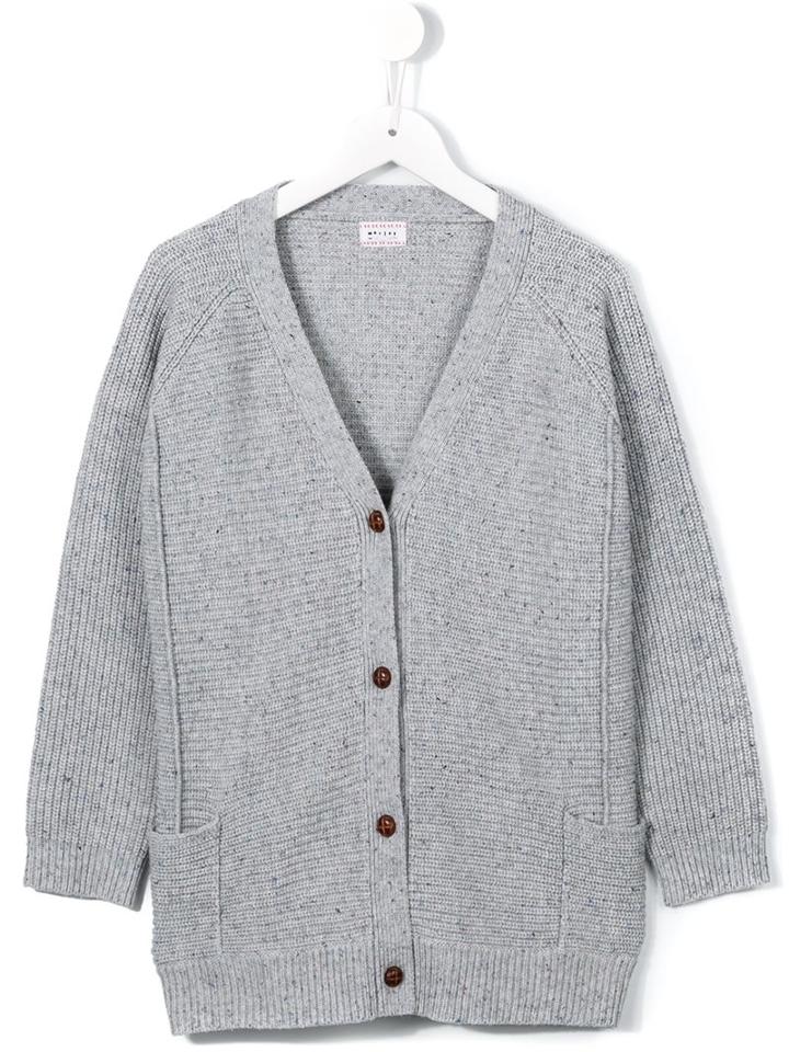 Morley Speckled Cardigan, Girl's, Size: 6 Yrs, Grey