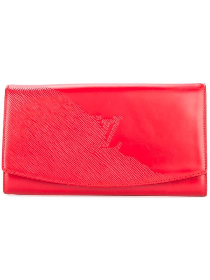 Louis Vuitton Vintage Opera Line Aegean Sea Clutch - Red
