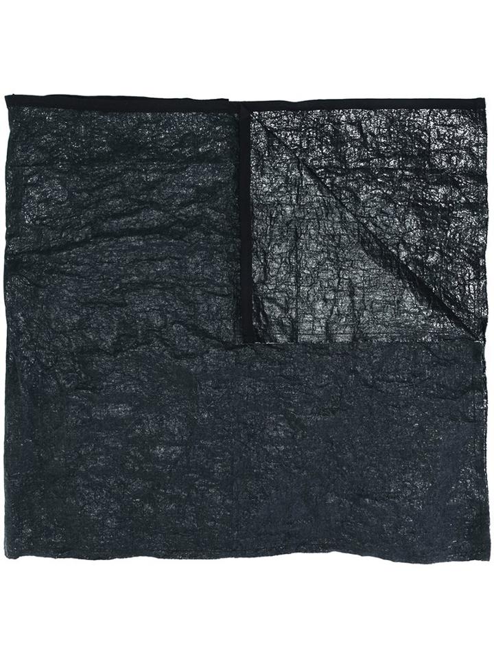Nostra Santissima 'oneta' Scarf, Women's, Black, Modal/metal (other)/virgin Wool