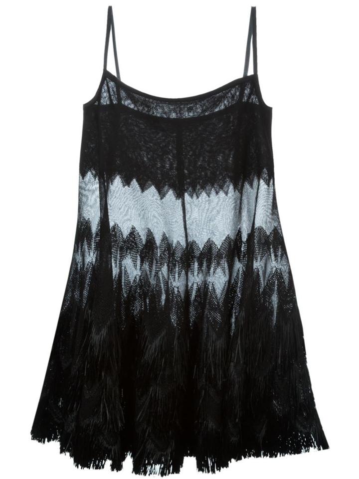 Alaïa Sheer Fringed Blouse