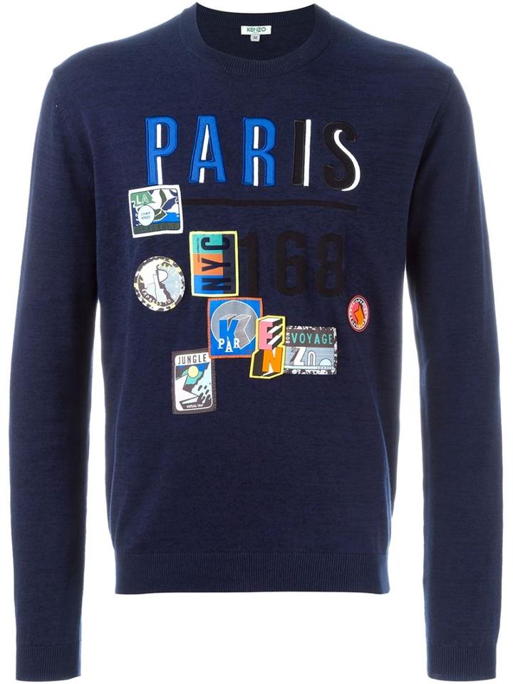 Kenzo Patch Detailed Sweater